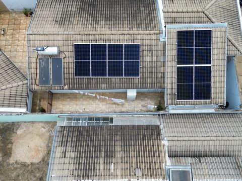 Instalação solar residencial
